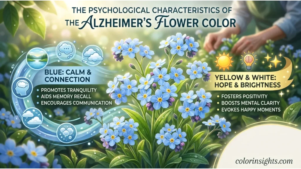 Psychological Characteristics of the Alzheimer's Flower Color