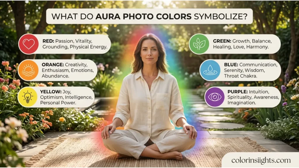 What Do Aura Photo Colors Symbolize
