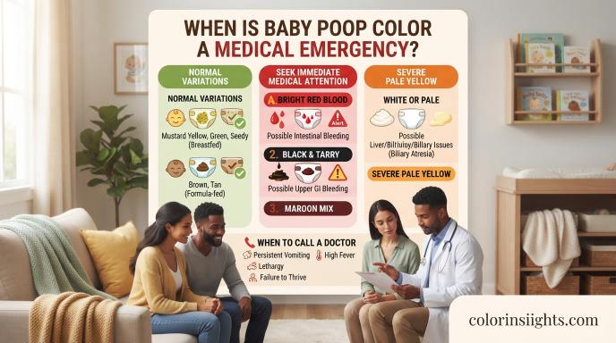 When Is Baby Poop Color a Medical Emergency?