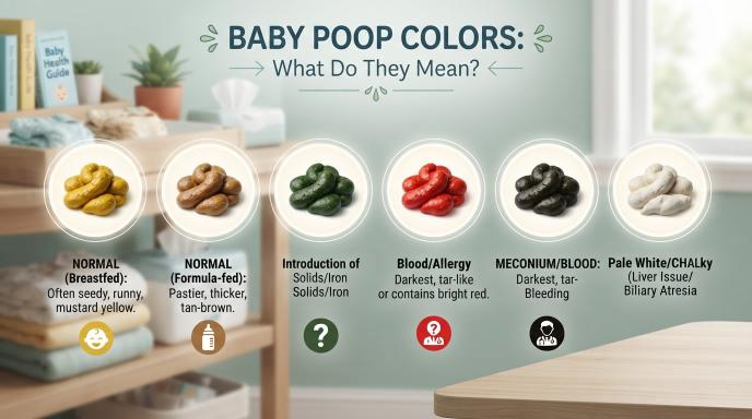 What Do Baby Poop Colors Mean?