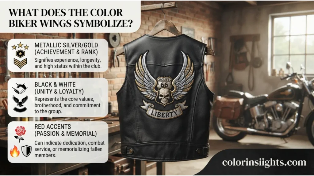 What Does the Color Biker Wings Symbolize