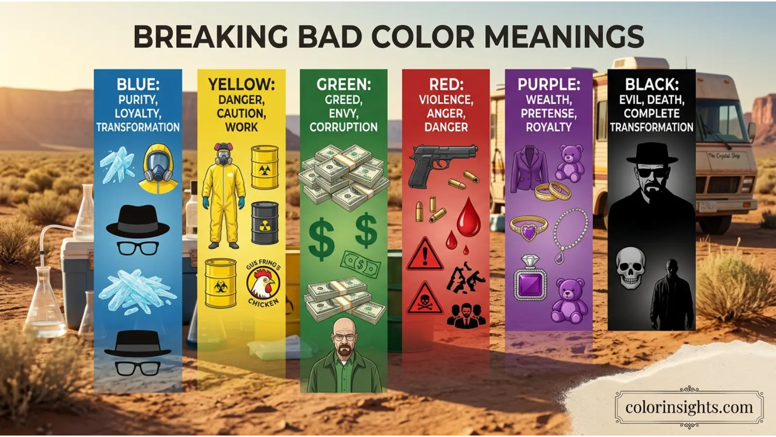 Breaking Bad Color Meanings