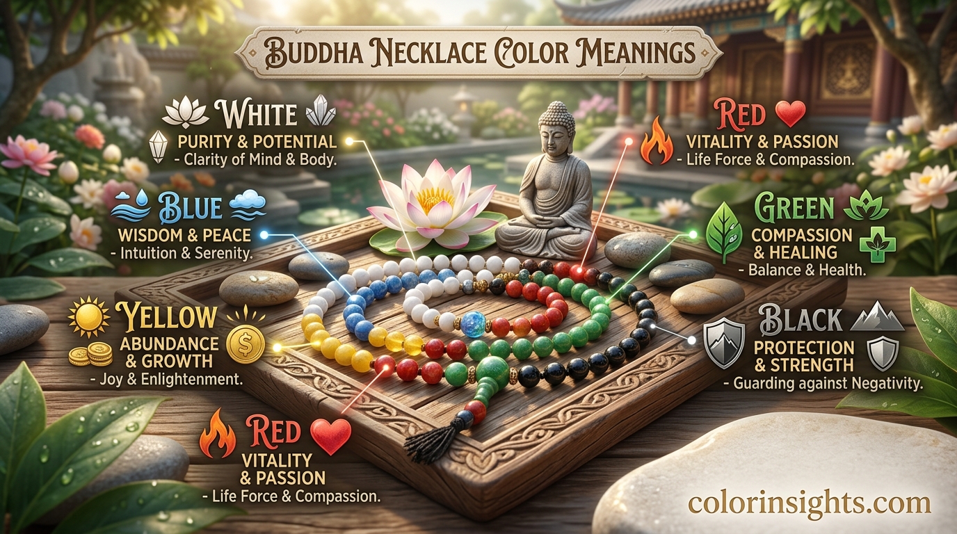 Buddha Necklace Color Meanings