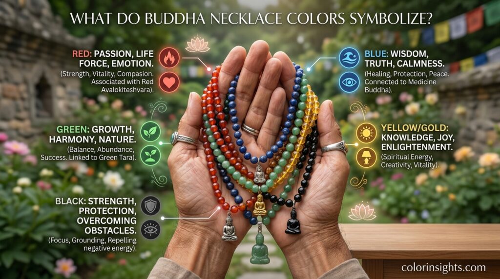 What Do Buddha Necklace Colors Symbolize