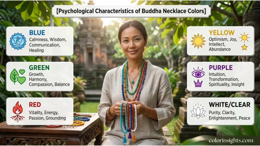 Psychological Characteristics of Buddha Necklace Colors