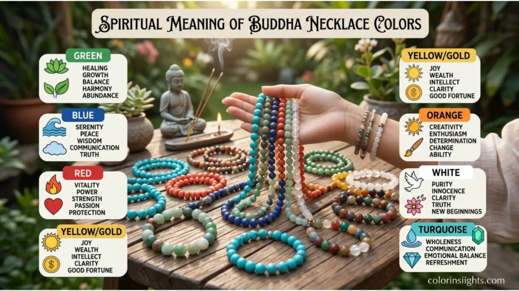 Spiritual Meaning of Buddha Necklace Colors