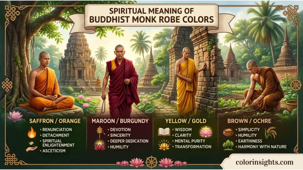 Spiritual Meaning of Buddhist Monk Robe Colors