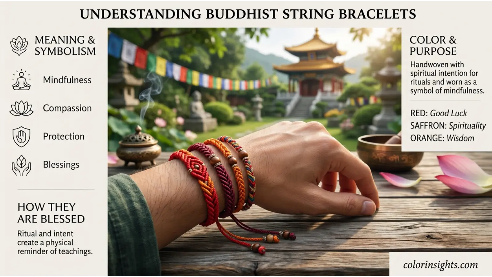 Buddhist String Bracelet