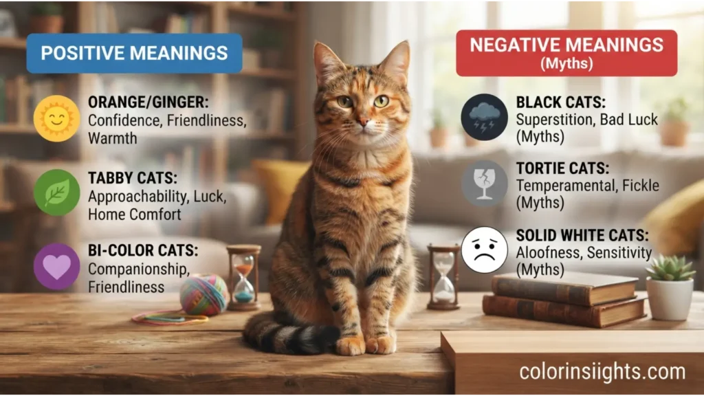 Positive and Negative Meanings of Cat Color Meanings