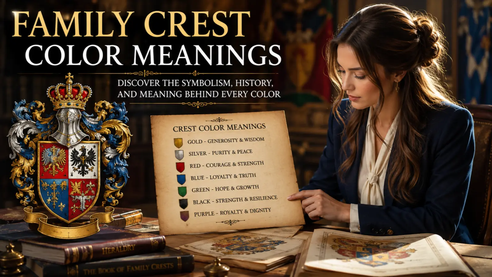 Family Crest Color Meanings
