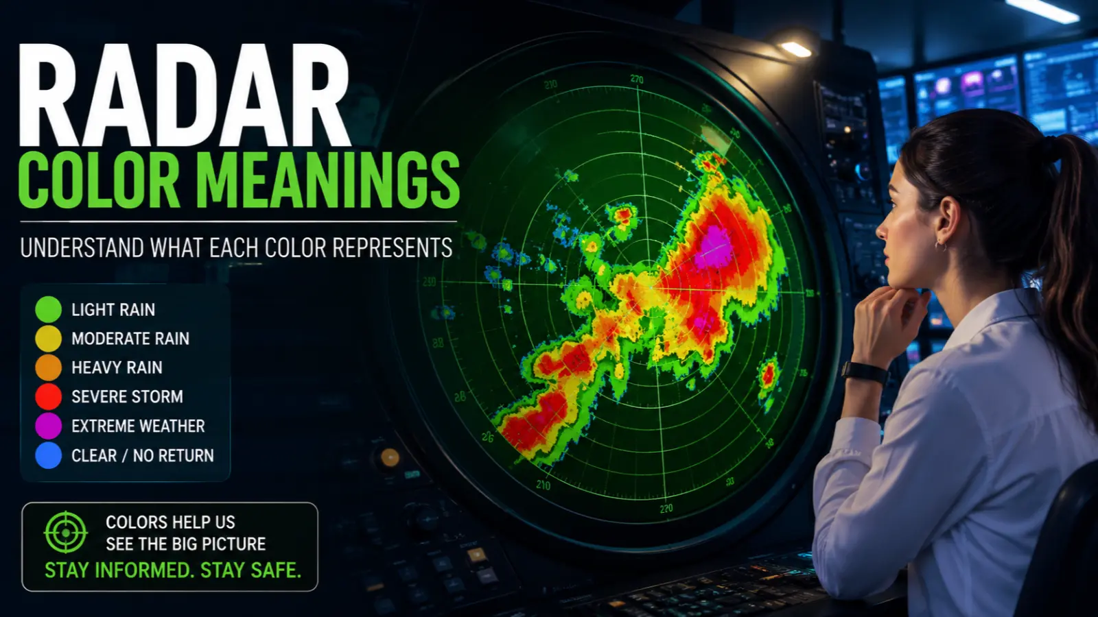 Radar Color Meanings