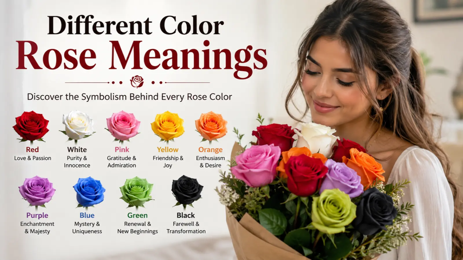 Different Color Rose Meanings