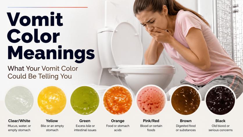 Vomit Color Meanings