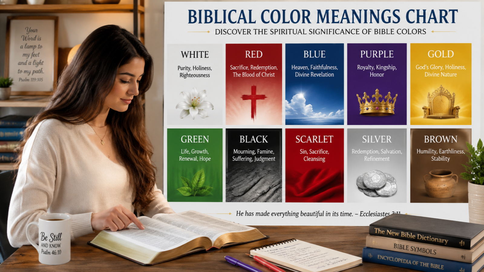 Biblical Color Meanings Chart