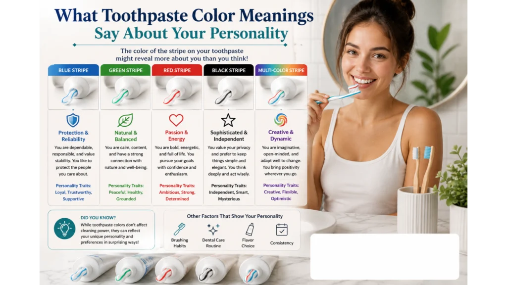 What Toothpaste Color Meanings Say About Your Personality