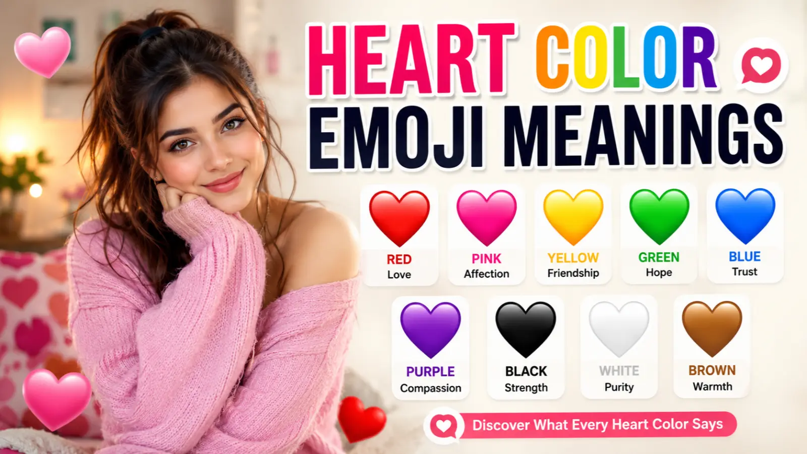 Heart Color Emoji Meanings