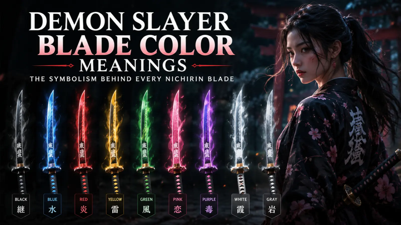 Demon Slayer Blade Color Meanings
