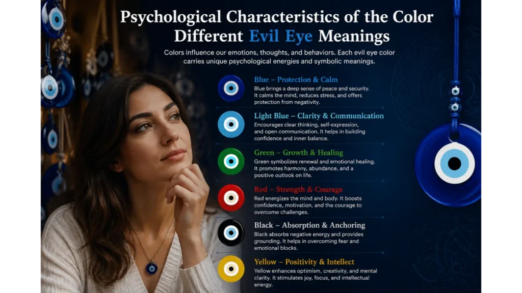 Psychological Characteristics of the Color Different Evil Eye Meanings