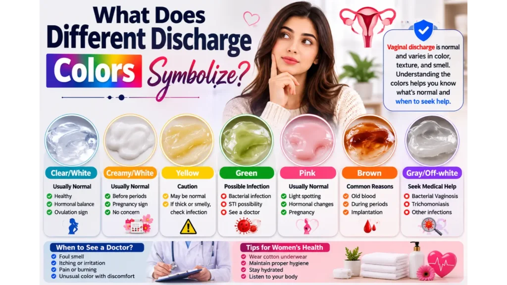 What Does Different Discharge Colors Symbolize