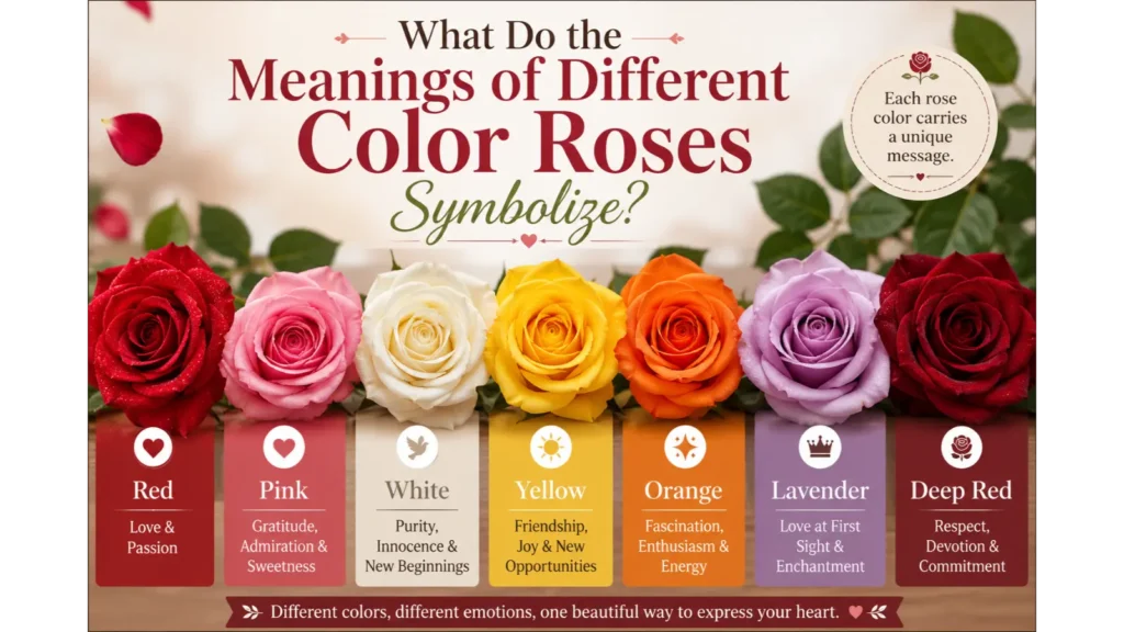 What Do the Meanings of Different Color Roses Symbolize