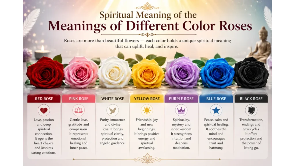 Spiritual Meaning of the Meanings of Different Color Roses
