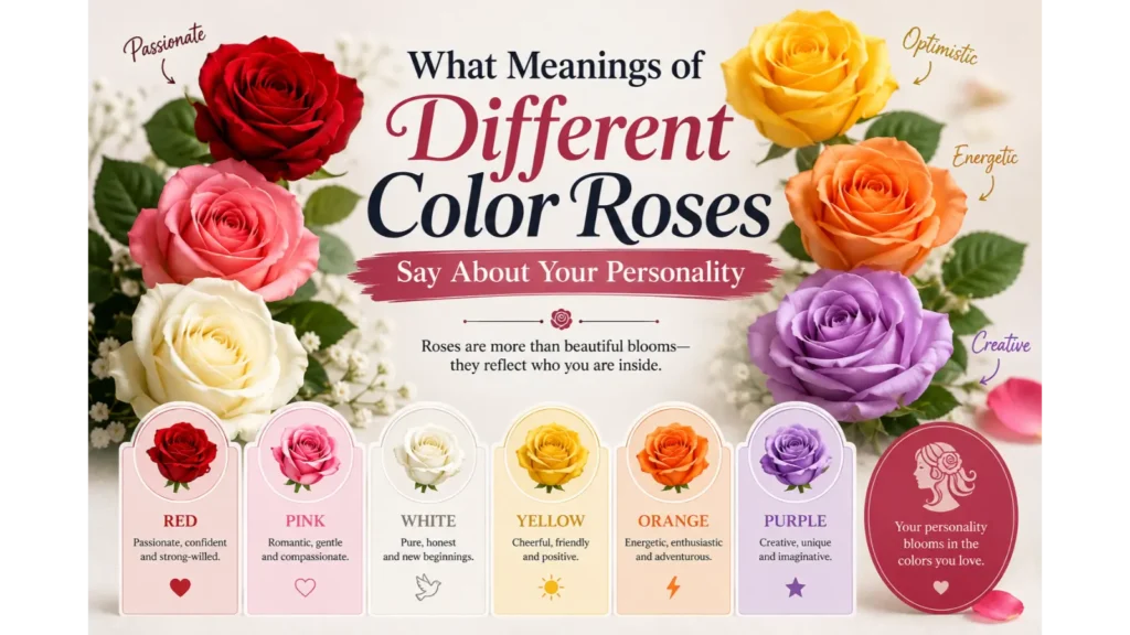 What Meanings of Different Color Roses Say About Your Personality