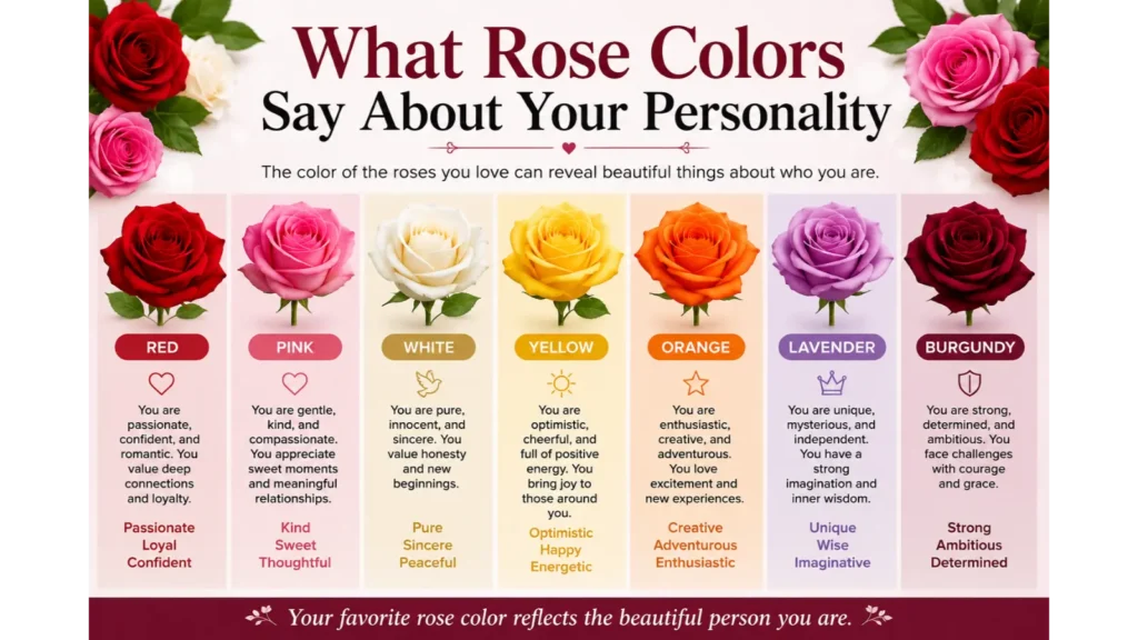 What Rose Colors Say About Your Personality