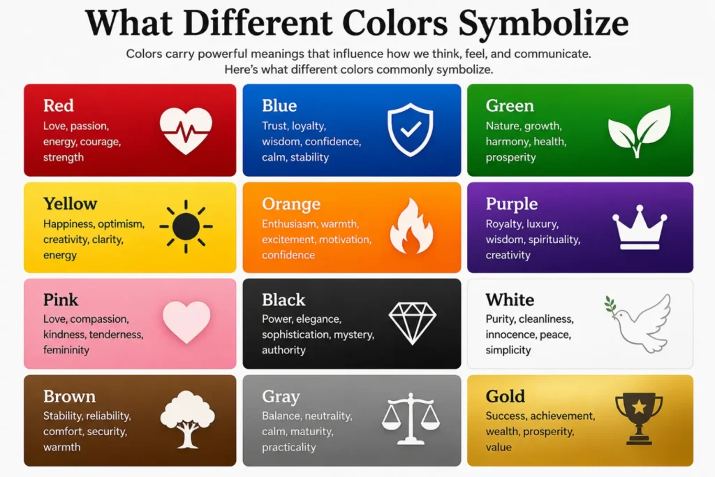 What Different Colors Symbolize