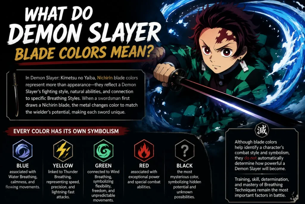 What Do Demon Slayer Blade Colors Mean?