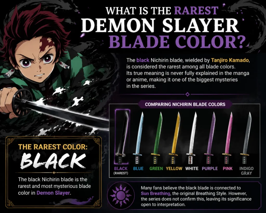 What Is the Rarest Demon Slayer Blade Color?