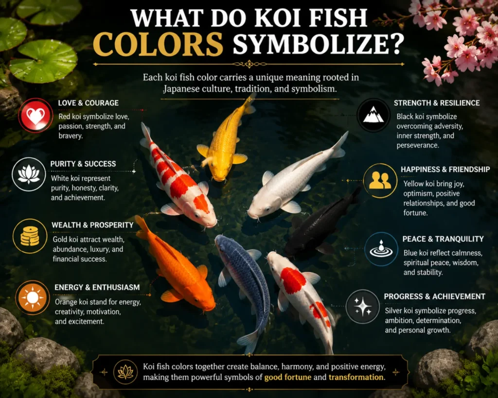 What Do Koi Fish Colors Symbolize?