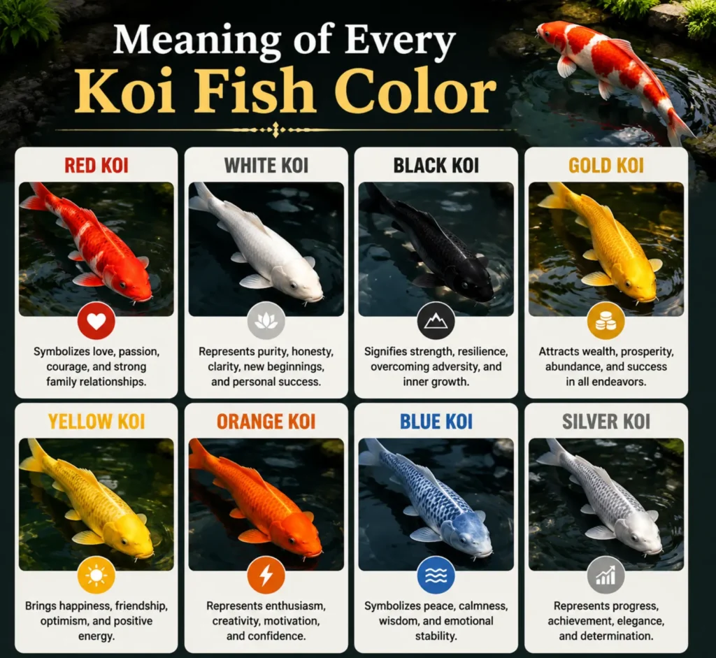 Meaning of Every Koi Fish Color