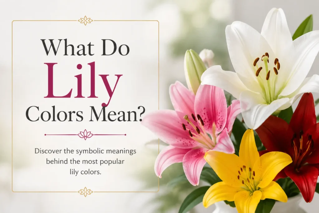 What Do Lily Colors Mean?