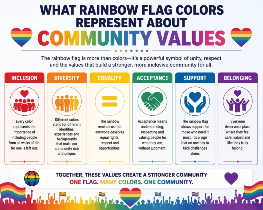 What Rainbow Flag Colors Represent About Community Values