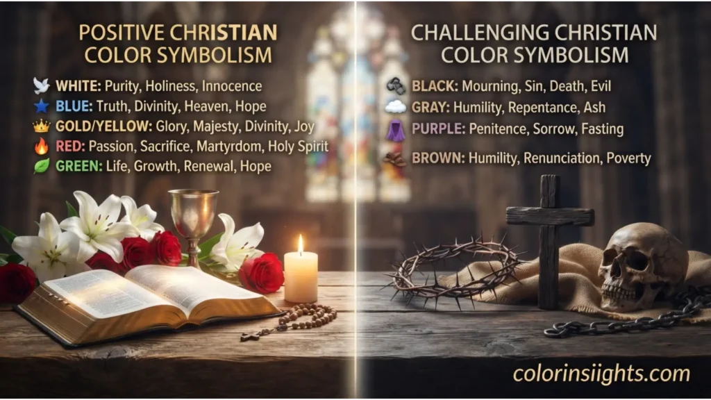 Positive and Negative Meanings of the Color Christian