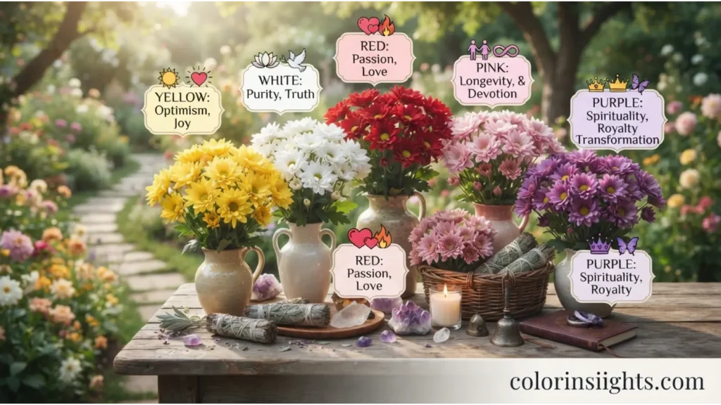 Spiritual Meaning of Chrysanthemum Color Meanings
