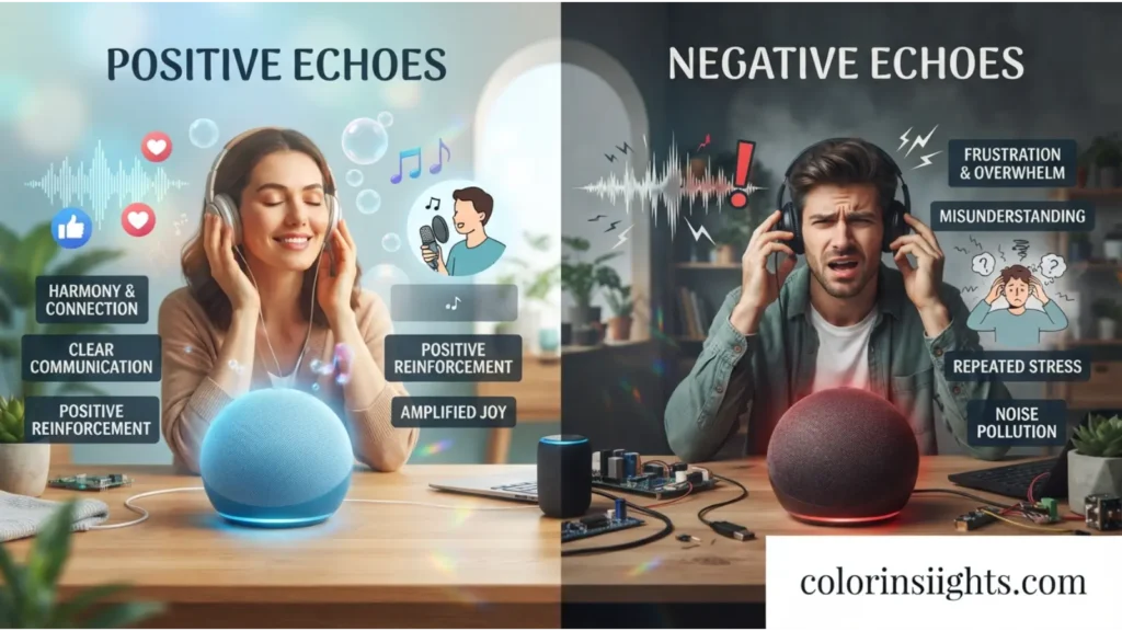 Positive and Negative Meanings of the Color Echo Dot