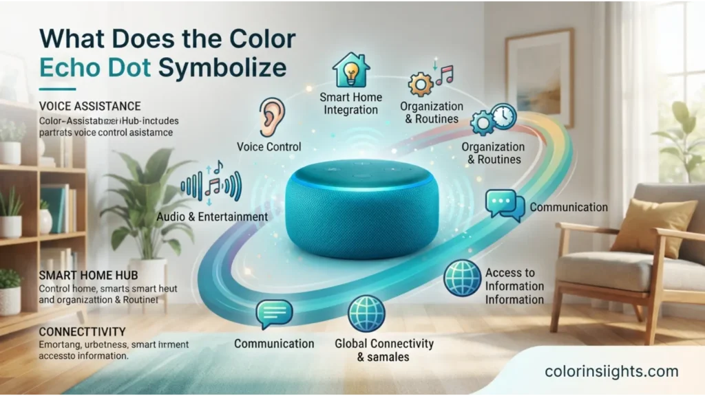 What Does the Color Echo Dot Symbolize