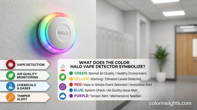What Does the Color Halo Vape Detector Symbolize?