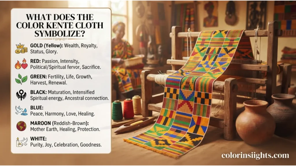 What Does the Color Kente Cloth Symbolize