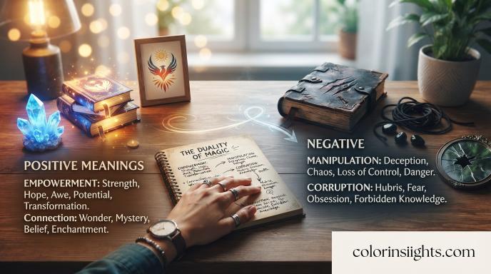 Positive and Negative Meanings of the Color Magic The Gathering