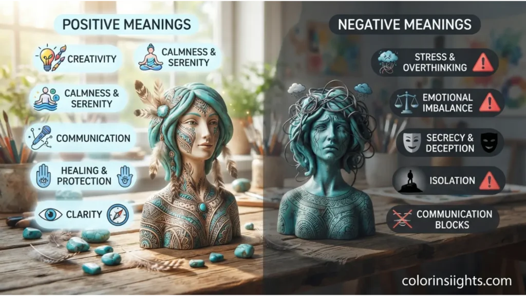 Positive and Negative Meanings of the Color Turkey Head