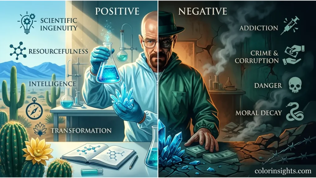 Positive and Negative Meanings of the Color Breaking Bad