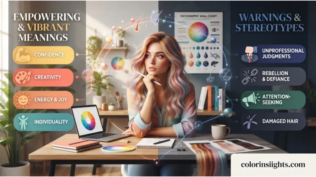 Positive and Negative Meanings of the Color Hair