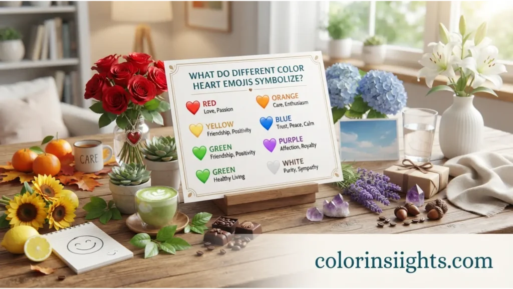 What Do Different Color Heart Emojis Symbolize