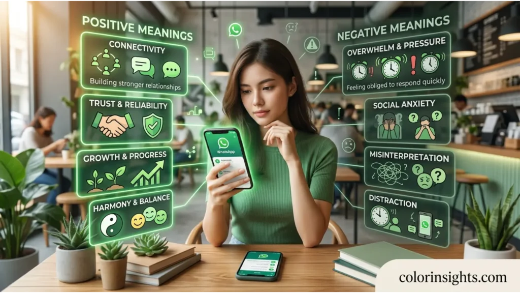 Positive and Negative Meanings of the Color WhatsApp Profile