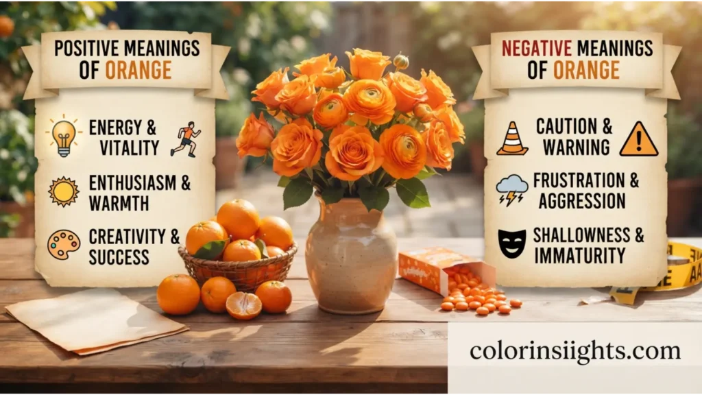 Positive and Negative Meanings of the Color Ororo
