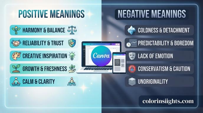 Positive and Negative Meanings of the Color Canva