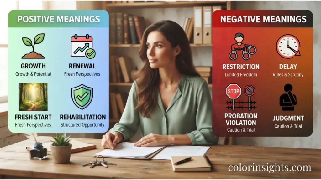 Spiritual Meaning of the Color Probation