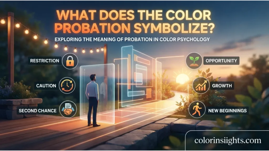 What Does the Color Probation Symbolize